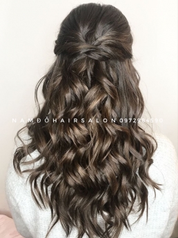Uốn Sóng Nước, Địa Chỉ Cắt Tóc Dài Uy Tín Giá Rẻ Hoài Đức -Nam Đỗ Hair Salon