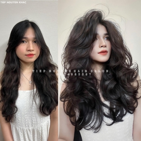 Hidden tóc nhuộm hồng đào, học nghề tóc - Tiệp Nguyễn Hair Salon