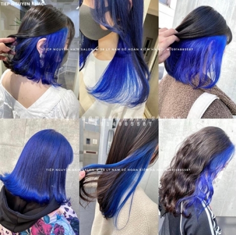Tóc nhuộm hidden cá tính, phù hợp với nàng trẻ trung, học nghề tóc - Tiệp Nguyễn Hair Salon