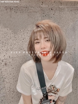 Tóc nhuộm hidden uốn xoăn tự nhiên cho nữ cuốn hút tự nhiên, học nghề tóc - Tiệp Nguyễn Hair Salon