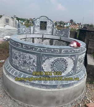 Hé lộ 12+ mẫu mộ đá tròn đẹp, đảm bảo chuẩn phong thủy