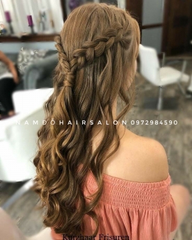 Uốn Sóng Nước, Địa Chỉ Cắt Tóc Dài Layer Đẹp Giá Rẻ Hoài Đức - Nam Đỗ Hair Salon