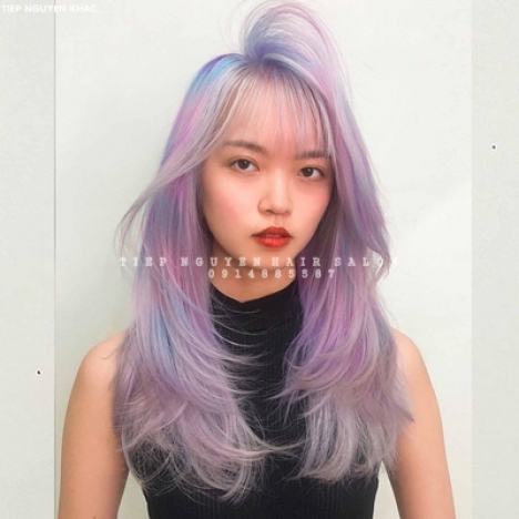 Tóc nhuộm hidden giá rẻ Hà Nội, học nghề tóc - Tiệp Nguyễn Hair Salon