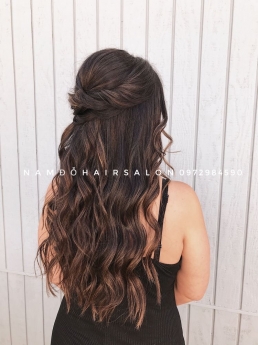 Uốn Sóng Nước, Cắt Tóc Dài Uy Tín Giá Rẻ Hoài Đức - Nam Đỗ Hair Salon