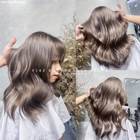 Nhuộm hidden light khói cho nữ, học nghề tóc - Tiệp nguyễn Hair Salon