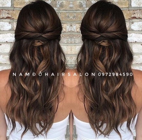 Uốn Sóng Nước, Cắt Tóc Dài Uy Tín Giá Rẻ Hoài Đức - Nam Đỗ Hair Salon