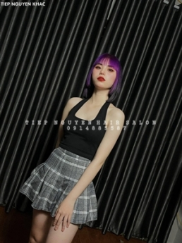 Nhuộm hidden cuốn hút, nhuộm nâu trầm, học nghề tóc - Tiệp Nguyễn Hair Salon