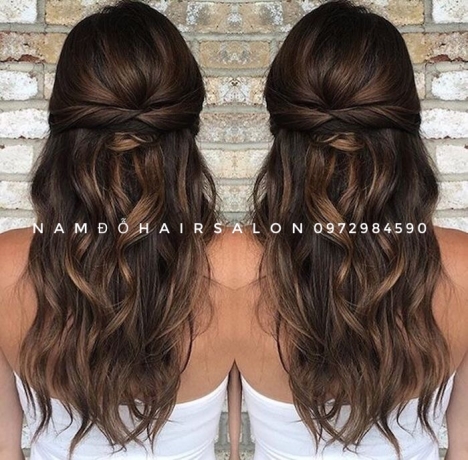 Uốn Sóng Nước, Địa Chỉ Cắt Tóc Dài Uy Tín Giá Rẻ Hoài Đức -Nam Đỗ Hair Salon