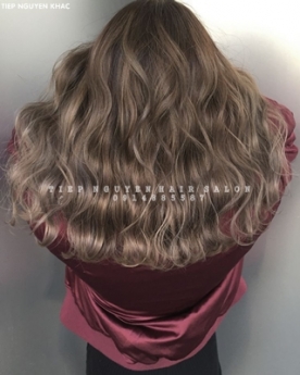 Tóc nhuộm hidden uốn mái cá tính cho nàng, học nghề tóc - Tiệp Nguyễn Hair Salon