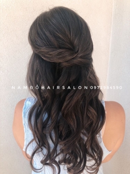 Uốn Sóng Lọn To, Cắt Tóc Dài Đẹp Giá Rẻ Hoài Đức - Nam Đỗ Hair Salon