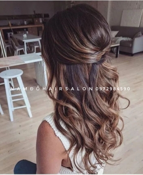 Uốn Sóng Nước, Địa Chỉ Cắt Tóc Dài Layer Đẹp Giá Rẻ Hoài Đức - Nam Đỗ Hair Salon