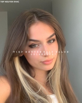 Hidden tóc nhuộm hồng đào, học nghề tóc - Tiệp Nguyễn Hair Salon