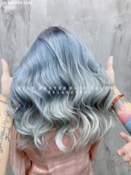 Nhuộm uốn xoăn, nhuộm hidden trà sữa tôn da, học nghề tóc - Tiệp Nguyễn Hair Salon