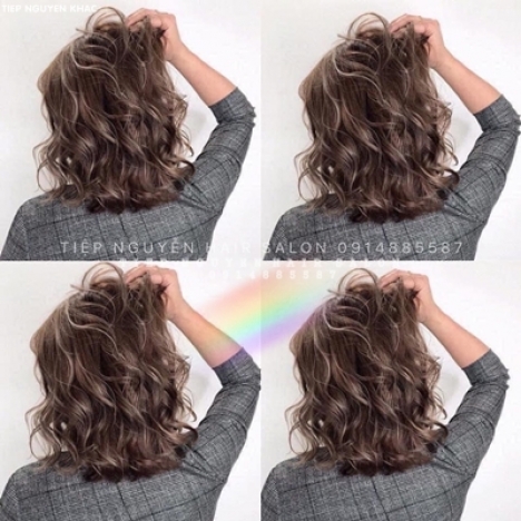 Tóc nhuộm hidden nhẹ nhàng cho nữ, học nghề tóc - Tiệp Nguyễn Hair Salon