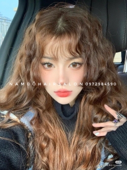 Uốn Sóng Nước, Cắt Tóc Dài Mái Bay Đẹp Giá Rẻ Hoài Đức - Nam Đỗ Hair Salon