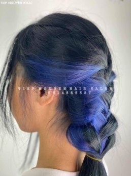 Tóc nhuộm hidden cá tính cho nữ, học nghề tóc - Tiệp Nguyễn Hair Salon