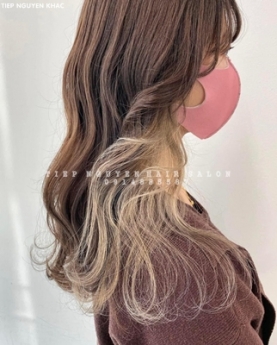 Tóc nhuộm hidden cá tính phong cách, học nghề tóc - Tiệp Nguyễn Hair Salon