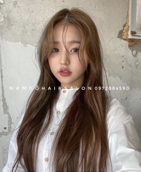 Uốn Sóng Nước, Cắt Tóc Dài Mái Bay Đẹp Giá Rẻ Hoài Đức - Nam Đỗ Hair Salon