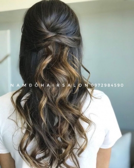 Uốn Sóng Nước, Cắt Tóc Dài Layer Uy Tín Giá Rẻ Hoài Đức - Nam Đỗ Hair Salon
