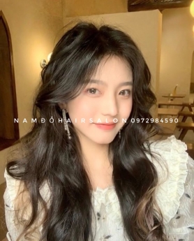 Uốn Sóng Nước, Cắt Tóc Dài Mái Bay Đẹp Giá Rẻ Hoài Đức - Nam Đỗ Hair Salon