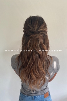 Uốn Sóng Lọn To, Cắt Tóc Dài Uy Tín Giá Rẻ Hoài Đức - Nam Đỗ Hair Salon