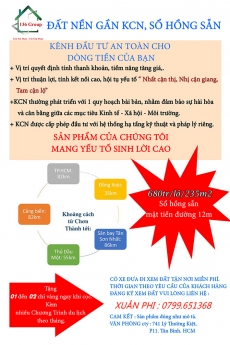 Đất cận kcn Đồng Nơ, Giá chưa qua đầu tư => lợi nhuận thấp nhất cam kết văn bản 15%/năm. 250m2