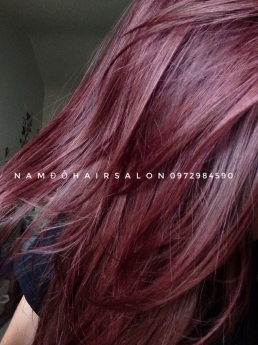 Địa Chỉ, Nhuộm Tóc Màu Tím Đỏ Đẹp Giá Rẻ Hoài Đức - Nam Đỗ Hair Salon