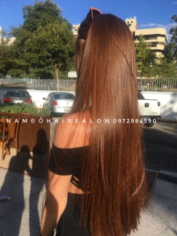 Địa Chĩ Nhuộm Màu Nâu Vàng Uy Tín Giá Rẻ Hoài Đức - Nam Đỗ Hair Salon