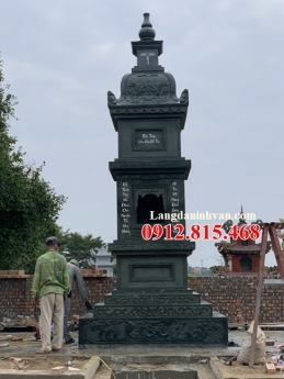 Mẫu mộ hình tháp đá đẹp xây để hài cốt tại Bình Dương – Tháp để tro cốt