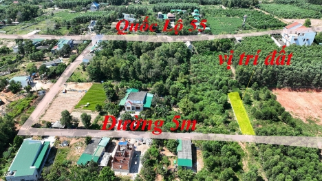 HOT: Sỡ hữu lô đất 6x48 ngay cạnh KCN Becamex Hàm Tân, cách Quốc lộ 55 200m giá chỉ 1xxtr/1m.