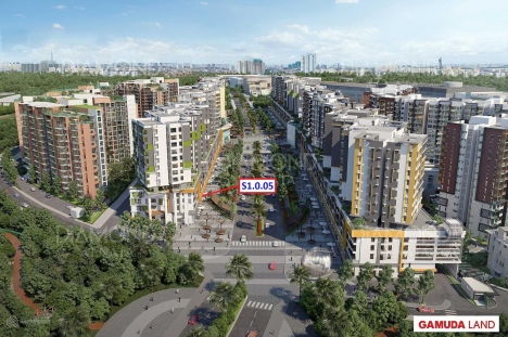 Bán Shophouse Celadon City - S1.0.05 - 439m2, mặt tiền 15m, chiết khấu 1 tỷ 228 triệu