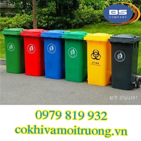 Thùng Rác Lớn 120 Lít
