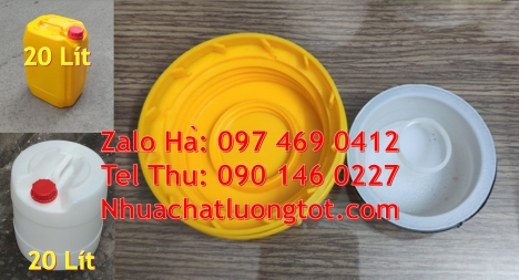 can 20 lít tròn đựng nước khoáng, can 30l đựng hóa chất can 10l dẹp đựng axit Can 25l đựng phân bó