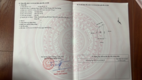 Chính chủ e cần bán gấp 2 mảnh đất  Lôi Xá, Đức Chính, Cẩm Giàng, Hải Dương.