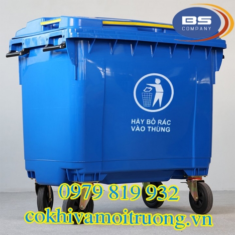 Xe Thu Gom Rác Lớn 1000 Lít