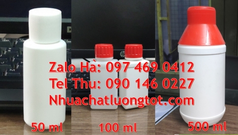 Chai nhựa đựng thuốc thú y, chai nhựa đựng thuốc thủy sản chai nhựa đựng nông dược chai nhựa nắp g