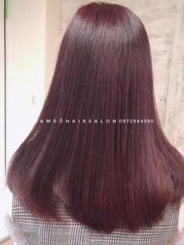 Địa Chỉ, Nhuộm Tóc Màu Tím Đỏ Đẹp Giá Rẻ Hoài Đức - Nam Đỗ Hair Salon