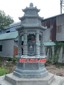 Mẫu mộ hình tháp đá đẹp xây để hài cốt tại Bình Dương – Tháp để tro cốt
