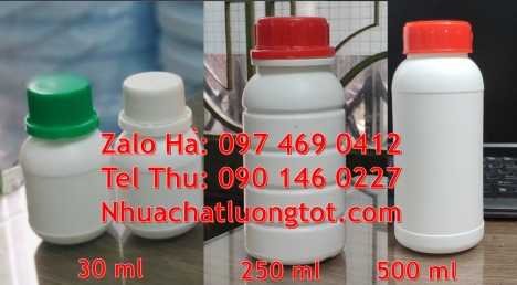 Chai nhựa đựng thuốc thú y, chai nhựa đựng thuốc thủy sản chai nhựa đựng nông dược chai nhựa nắp g