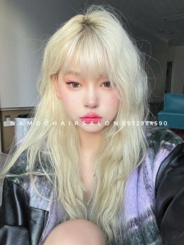 Địa Chỉ Nhuộm , Màu Tóc Vàng Trắng Đẹp Giá Rẻ Hoài Đức - Nam Đỗ Hair Salon