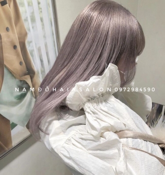 Địa Chỉ Nhuộm , Tóc Màu Xám Khói Đẹp Giá Rẻ Hoài Đức - Nam Đỗ Hair Salon