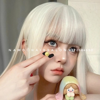 Địa Chỉ Nhuộm , Màu Tóc Vàng Trắng Đẹp Giá Rẻ Hoài Đức - Nam Đỗ Hair Salon