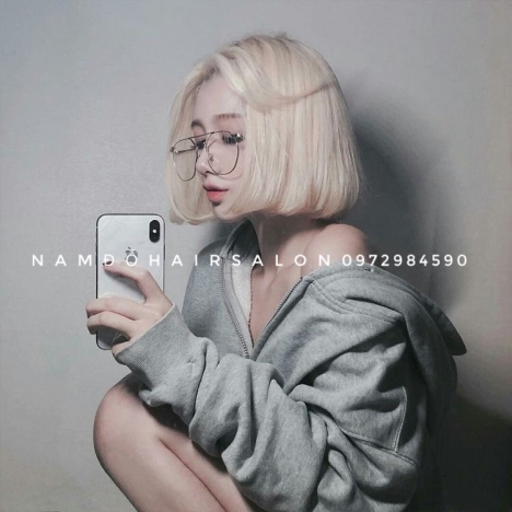 Địa Chỉ Nhuộm, Tóc Màu Vàng Khói Đẹp Giá Rẻ Hoài Đức - Nam Đỗ Hair Salon