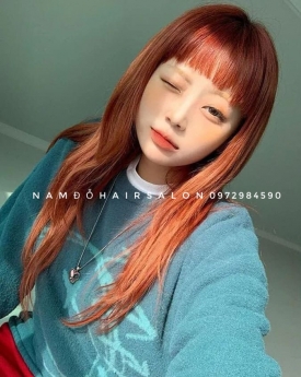 Địa Chỉ, Nhuộm Tóc Màu Cam Đẹp Giá Rẻ Hoài Đức - Nam Đỗ Hair Salon