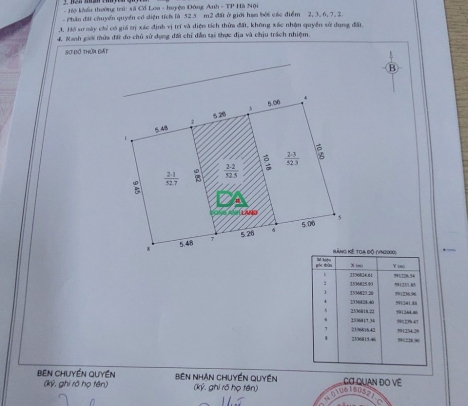 Bán đất Cổ Loa Đông Anh nhỉnh 2 tỉ sát bìa làng đường thông oto