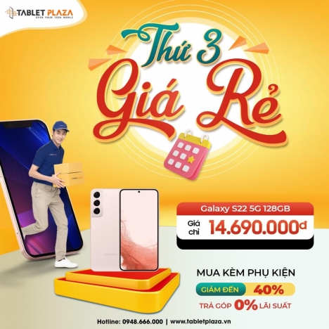Ưu đãi hấp dẫn giá siêu hời cùng nhiều quà tặng tại Tablet Plaza