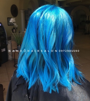 Địa Chỉ, Nhuộm Màu Xanh Dương Đẹp Giá Rẻ Hoài Đức - Nam Đỗ Hair Salon