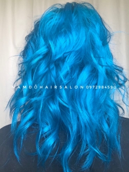 Địa Chỉ, Nhuộm Màu Xanh Dương Đẹp Giá Rẻ Hoài Đức - Nam Đỗ Hair Salon