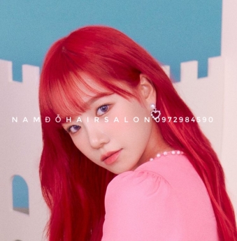 Địa Chỉ Nhuộm Màu,Tóc Đỏ Hồng Đẹp Giá Rẻ Hoài Đức - Nam Đỗ Hair Salon