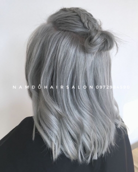Địa Chỉ Nhuộm , Tóc Màu Xám Khói Đẹp Giá Rẻ Hoài Đức - Nam Đỗ Hair Salon